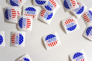 stickers that say "i voted"